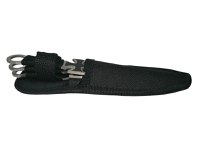 Set trei cutite de aruncat, Cross Fury, otel inoxidabil, 19 cm - 2