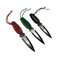 Set trei cutite de aruncat, Three Brothers, multicolor, otel inoxidabil, 18.5 cm - 2