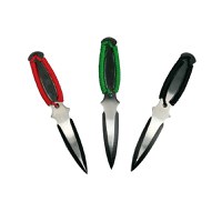 Set trei cutite de aruncat, Three Brothers, multicolor, otel inoxidabil, 18.5 cm - 5