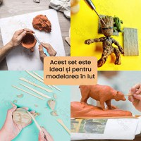 Set trusa instrumente de pictura in puncte, GlowforHome, pentru Mandala, decoratiuni, pietre, unghii, sabloane - 8