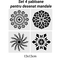 Set trusa instrumente de pictura in puncte, GlowforHome, pentru Mandala, decoratiuni, pietre, unghii, sabloane - 14