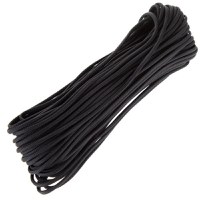 Sfoara paracord IdeallStore®, Adventure Survival, 30 metri, negru, 200 g - 4