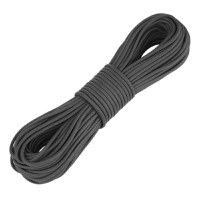 Sfoara paracord IdeallStore®, Adventure Survival, 30 metri, negru, 200 g - 5