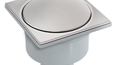 Sifon pardoseala fix,gratar inox,Click-Clack, 10 x 10 cm,iesire verticala 50 mm