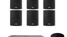 Sistem 6 boxe exterior BC40V negre, Bluetooth, USB, FM