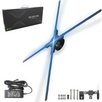 Sistem afisare cu proiector holograma, 672 leduri, GlowforHome, ajustare luminozitate, Bluetooth, WiFi, 56 cm - 2