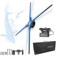 Sistem afisare cu proiector holograma, 672 leduri, GlowforHome, ajustare luminozitate, Bluetooth, WiFi, 56 cm - 5
