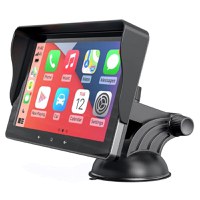 Sistem Multimedia Techstar® Apple Carplay/Android, Ecran tactil, 7 inch 1080P Full HD, Bluetooth, Mirror Link/card - 2