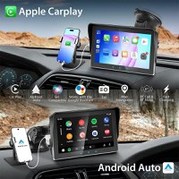 Sistem Multimedia Techstar® Apple Carplay/Android, Ecran tactil, 7 inch 1080P Full HD, Bluetooth, Mirror Link/card - 9