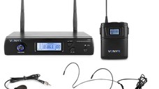 Sistem wireless headset si Lavaliera Vonyx WM61B