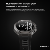 Smartwatch Barbati GloryFitPro BIRAI®, AMOLED 1.43″,GPS Precis, Apel Bluetooth, Fitness, Sport, 5ATM, Limba Romana,Negru - 9