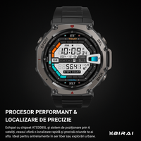 Smartwatch Barbati GloryFitPro BIRAI®, AMOLED 1.43″,GPS Precis, Apel Bluetooth, Fitness, Sport, 5ATM, Limba Romana,Negru - 13