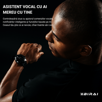 Smartwatch Barbati GloryFitPro BIRAI®, AMOLED 1.43″,GPS Precis, Apel Bluetooth, Fitness, Sport, 5ATM, Limba Romana,Negru - 12