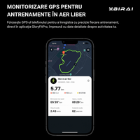 Smartwatch Barbati GloryFitPro BIRAI®, AMOLED 1.43″,GPS Precis, Apel Bluetooth, Fitness, Sport, 5ATM, Limba Romana,Negru - 4
