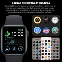 Smartwatch BIRAI XBO 9 PRO, 1.30" Full Touch, NFC, Apeluri, Sport, Ritm Cardiac, iOS/Android, Waterproof, Gri - 2