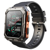 Smartwatch STARTRONIK® C20 Pro Unisex IP68 Bluetooth Ritm Cardiac Somn Mesaje Apeluri - 1