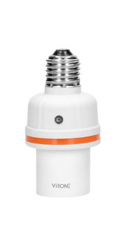 Soclu bec VIRONE RS-6, telecomanda, E27, alb - 3