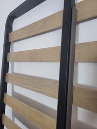 Somiera pat Eco, 13 lamele lemn, cadru metal, fara picioare - 4