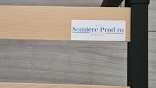Somiera pat Eco, 13 lamele lemn, cadru metal, fara picioare