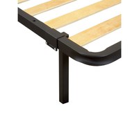 Somiera pat Milano 160x200 cu picioare, 13 lamele lemn, cadru metal - 5