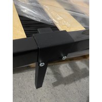 Somiera pat Milano 160x200 cu picioare, 13 lamele lemn, cadru metal - 4