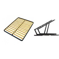 Somiera pat Roma 140x200 cu sistem rabatare, cadru metal, 12 lamele 53x8mm - 3