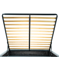 Somiera pat Sanremo 140x190 cu sistem rabatare, cadru metal, 12 lamele - 2