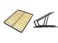 Somiera pat Sanremo 140x190 cu sistem rabatare, cadru metal, 12 lamele - 3