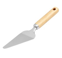 Spatula din inox cu maner din lemn, AMBITION Natural - 1