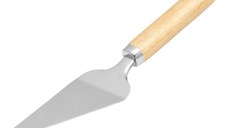 Spatula din inox cu maner din lemn, AMBITION Natural