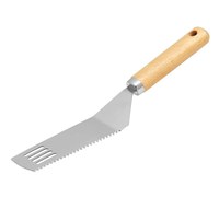 Spatula zimtata cu maner din lemn, AMBITION Natural - 2