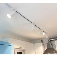 Spot LED Techstar® Tracklights, Pentru Sina RailRacks Monofazata Tip L, 30w, 6500k Lumina Rece, Iluminat Directionabil - 9