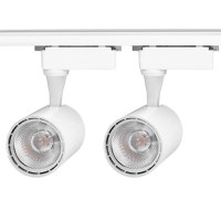 Spot LED Techstar® Tracklights, Pentru Sina RailRacks Monofazata Tip L, 30w, 6500k Lumina Rece, Iluminat Directionabil - 2