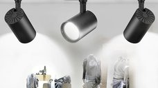 Spot LED Techstar® Tracklights, Pentru Sina RailRacks Monofazata Tip L, 40w, 3000k Lumina Calda, Iluminat