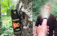Spray cu piper Pfeffer KO, dispersant, auto-aparare, prindere curea, 50 ml - 5