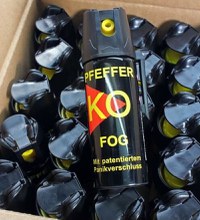 Spray cu piper Pfeffer KO, dispersant, auto-aparare, prindere curea, 50 ml - 3