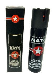 Spray paralizant NATO, propulsie jet, 90 ml, negru - 2