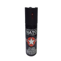 Spray paralizant NATO, propulsie jet, 90 ml, negru - 1