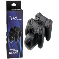 Stand de Incarcare Dubla, 2 x Controller, Compatibilitate PlayStation PS4, Slim, Pro, Incarca Simultan Doua Manete - 5