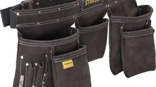 STANLEY - Centura de piele tip suport scule cu buzunare [STST1-80113]