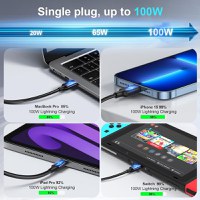 Statie de Incarcare USB 500W GaN PRO 8 in 1, 6 USB-C & 2 USB-A, Staryon®, Negru - 4