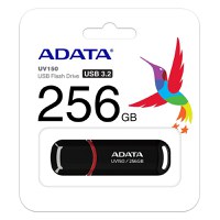 Stick de Memorie 256GB, USB 3.2, 100MB/s - Adata (AUV150-256G-RBK) - Negru - 2