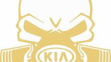 Sticker auto, IMAGE, Piston skull KIA