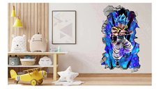 Sticker decorativ, Dragon ball Goku, Albastru, 90 cm, 1360STK-1