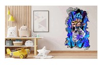 Sticker decorativ, Dragon ball Goku, Albastru, 90 cm, 1360STK-1 - 1