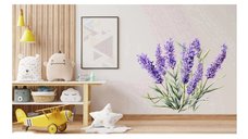 Sticker decorativ, Lavanda, Mov, 62 cm, 1339STK-5