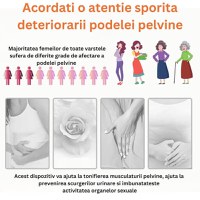 Stimulator muscular EMS portabil pentru antrenare podea pelvina, lifting fesier, tratament incontinenta urinara - 3