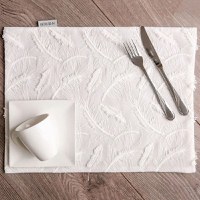Suport farfurie textil 30x40cm, AMBITION Lovely Feather - 3