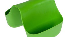 Suport inteligent, dublu din silicon pentru burete, 12 cm, verde