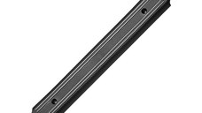 Suport magnetic pentru cutite de bucatarie, PVC, 38 cm, negru